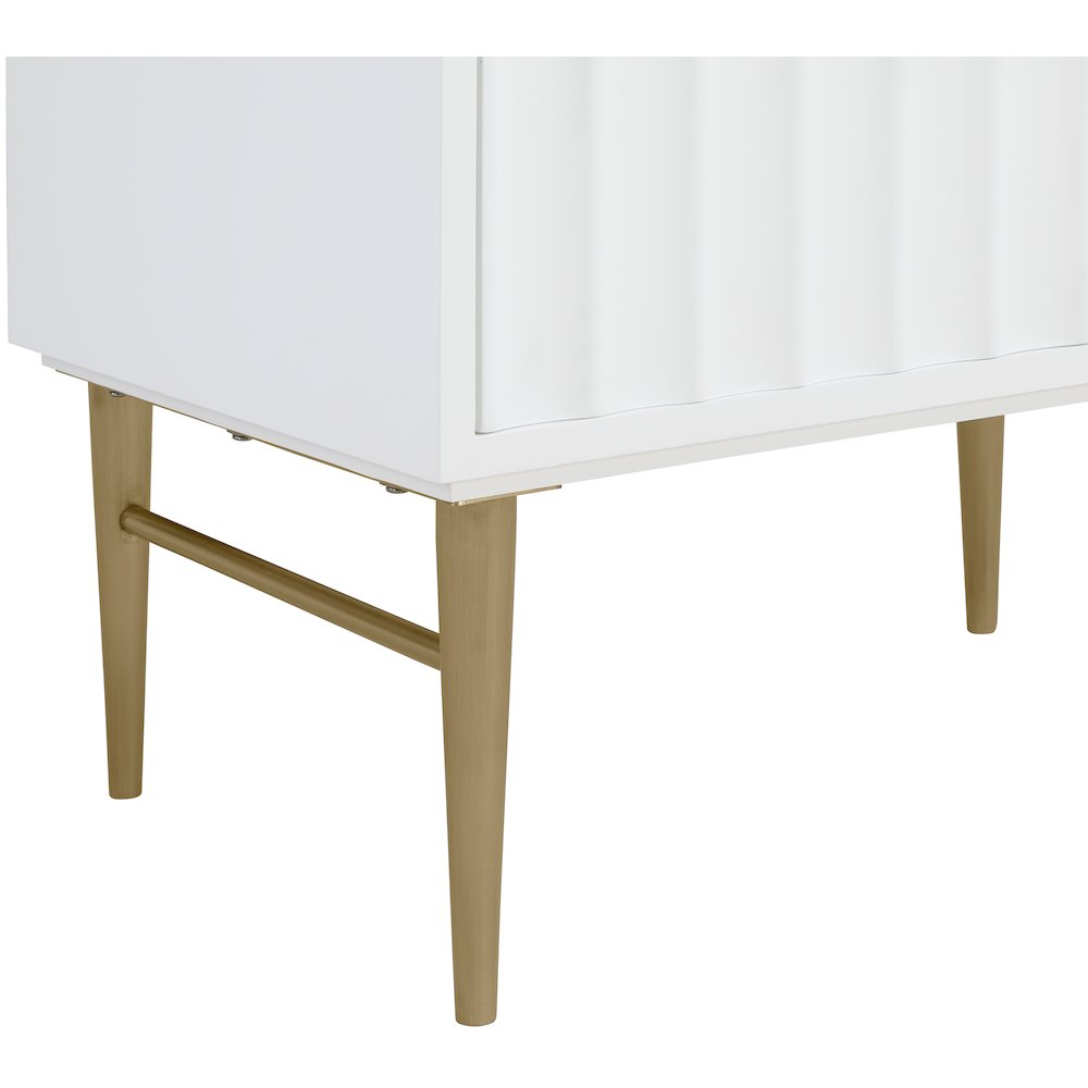 Modernist White Bathroom Vanity