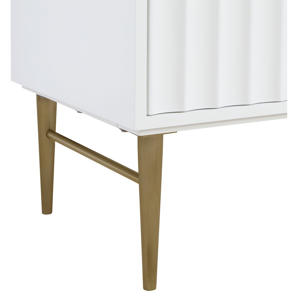 Modernist White Bathroom Vanity