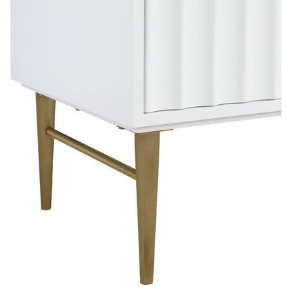 Modernist White Bathroom Vanity