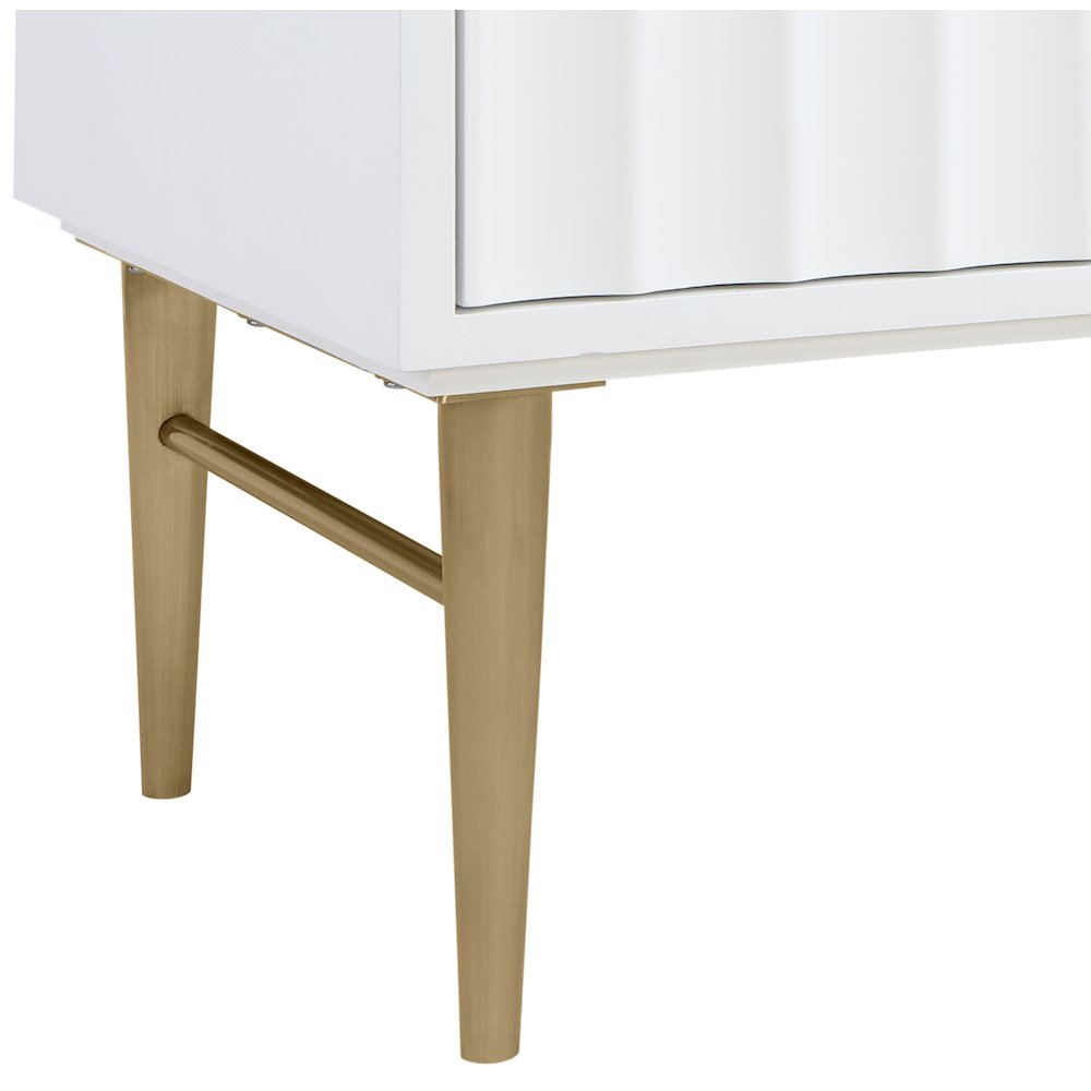 Modernist White Bathroom Vanity