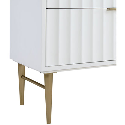 Modernist White Bathroom Vanity
