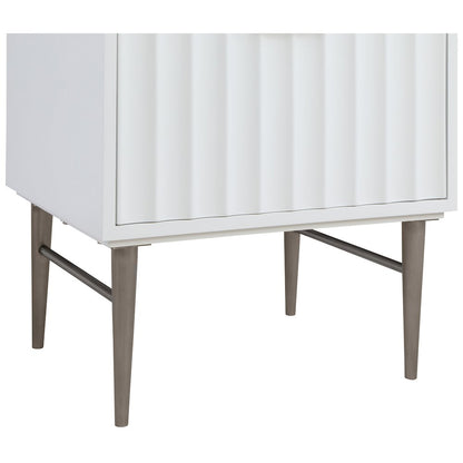 Modernist White Bathroom Vanity