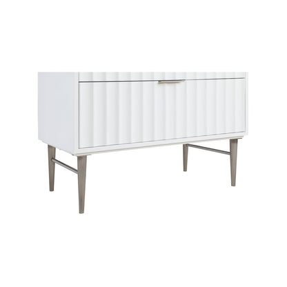 Modernist White Bathroom Vanity