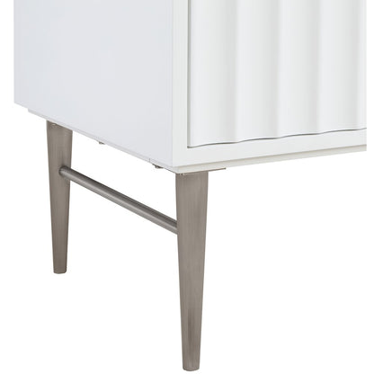 Modernist White Bathroom Vanity