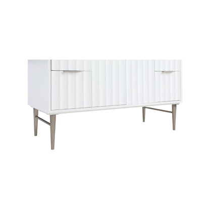 Modernist White Bathroom Vanity