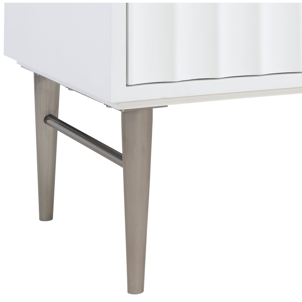 Modernist White Bathroom Vanity