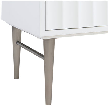 Modernist White Bathroom Vanity