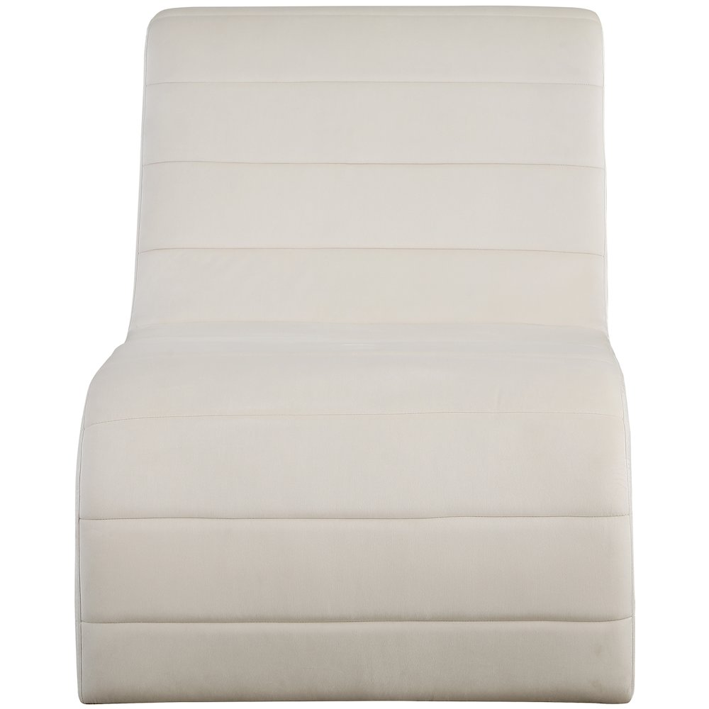 Ivy Cream Velvet Accent Chair