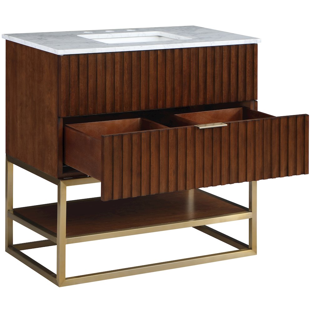 Monad Walnut Bathroom Vanity