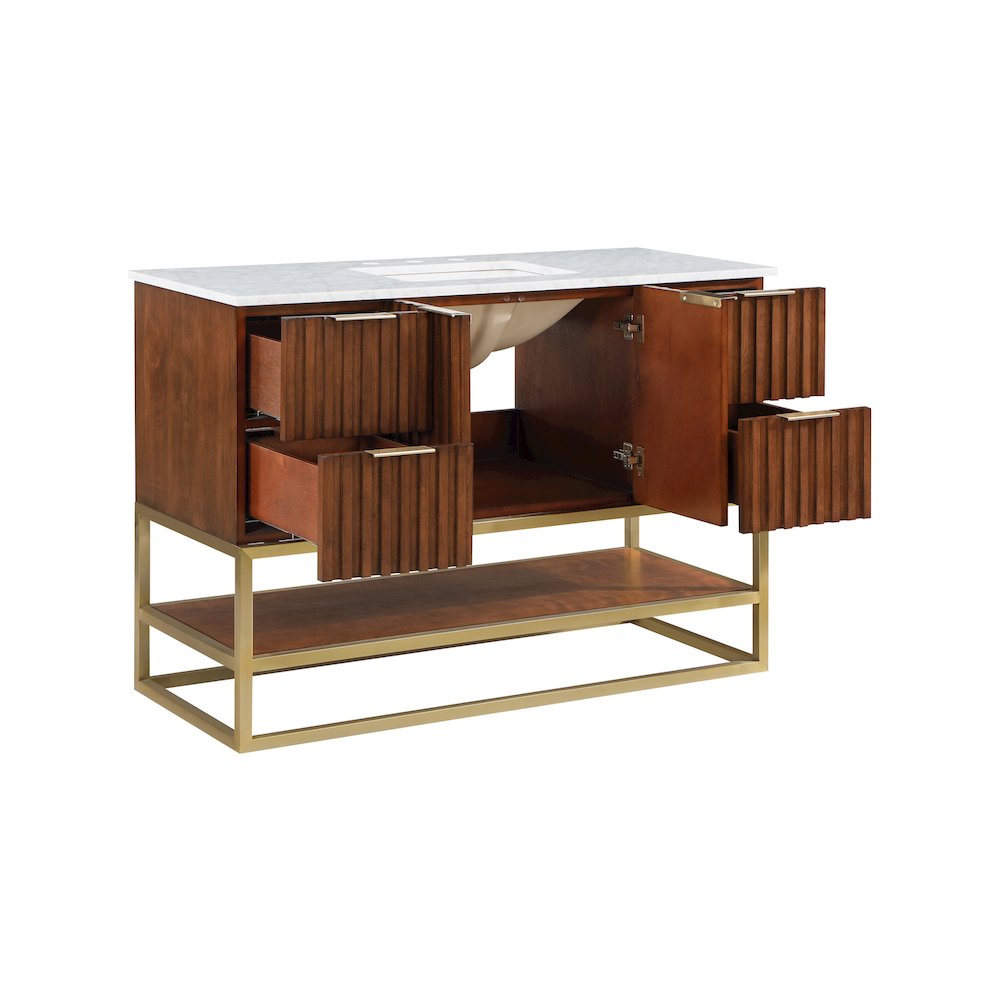 Monad Walnut Bathroom Vanity