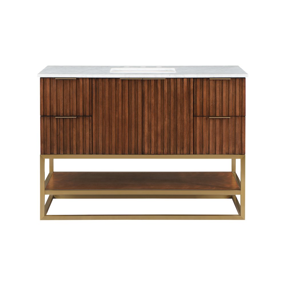 Monad Walnut Bathroom Vanity