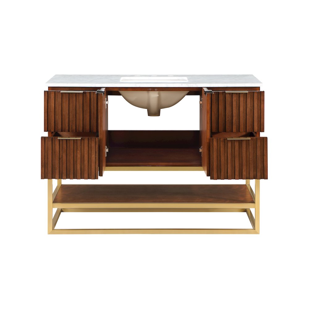 Monad Walnut Bathroom Vanity