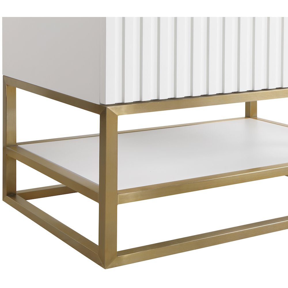 Monad White Bathroom Vanity