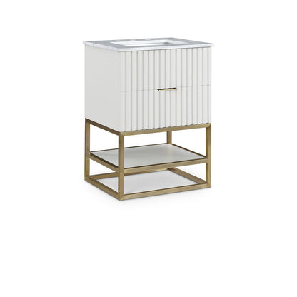 Monad White Bathroom Vanity