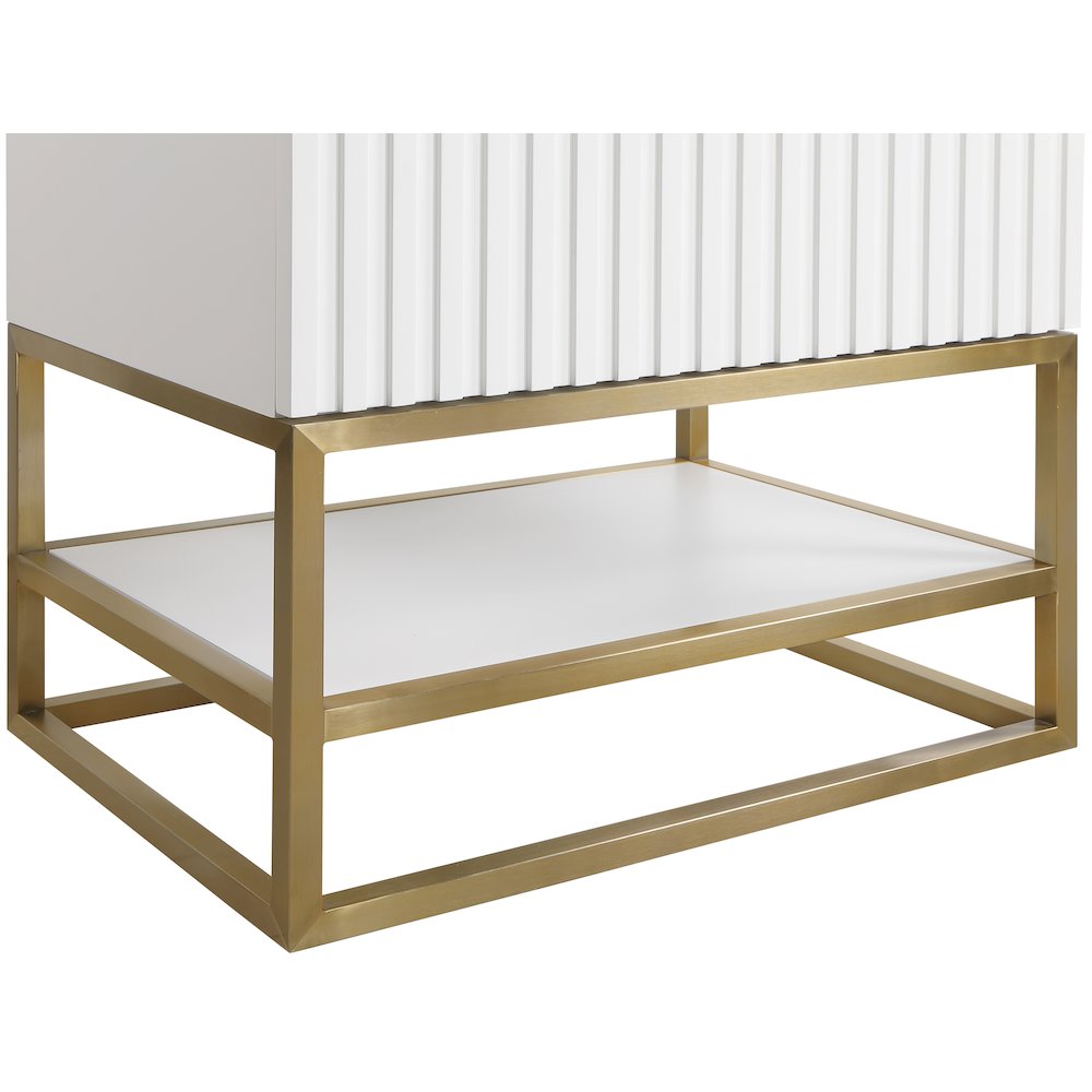 Monad White Bathroom Vanity