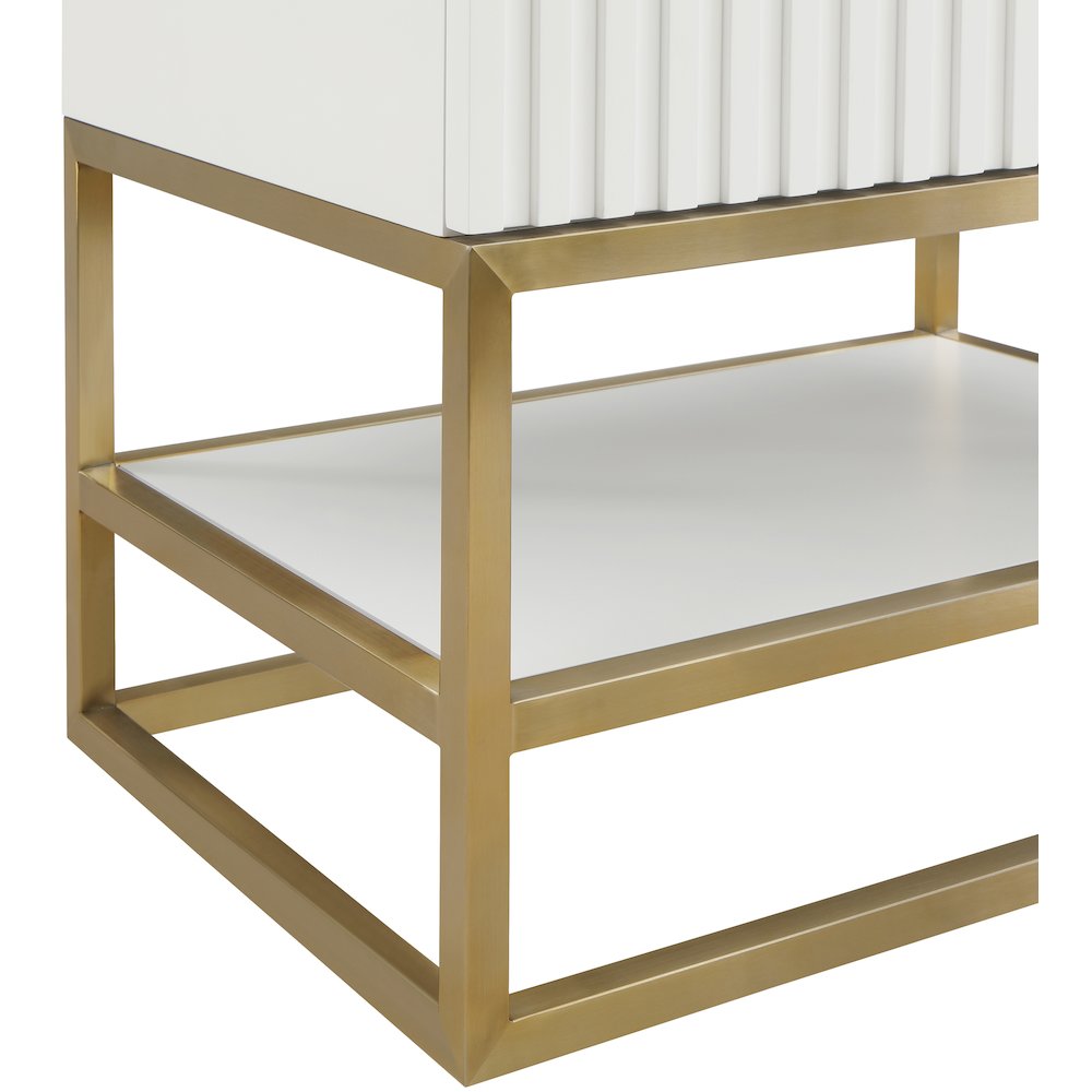 Monad White Bathroom Vanity