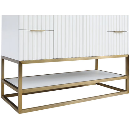 Monad White Bathroom Vanity