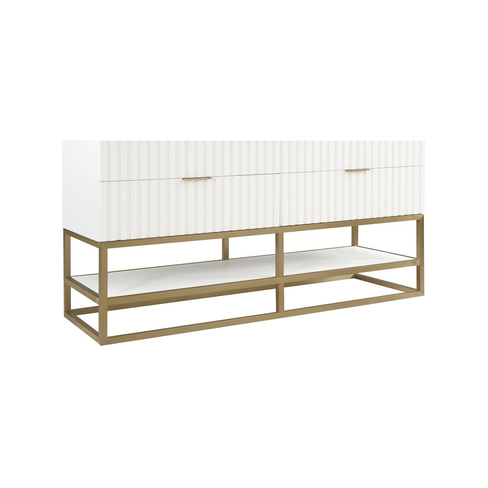 Monad White Bathroom Vanity