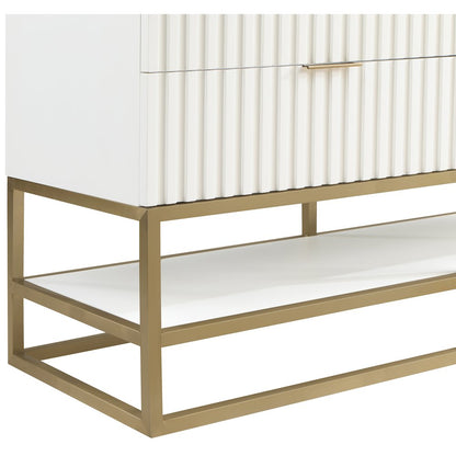 Monad White Bathroom Vanity