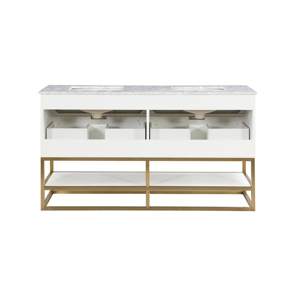 Monad White Bathroom Vanity