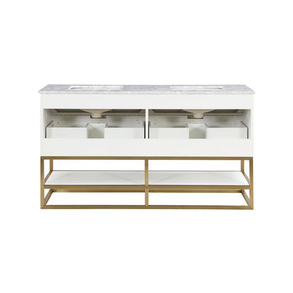 Monad White Bathroom Vanity