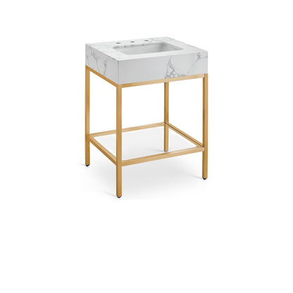 Marmo White Engineered Marble Bathroom Vanity