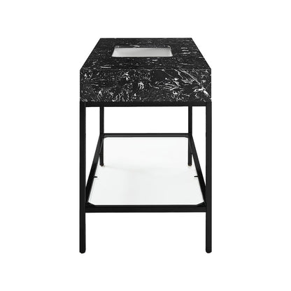 Marmo Black Engineered Marble Bathroom Vanity