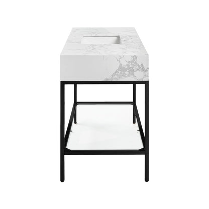 Marmo White Engineered Marble Bathroom Vanity