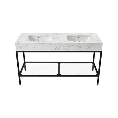 Marmo White Engineered Marble Bathroom Vanity