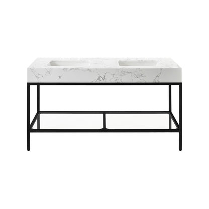 Marmo White Engineered Marble Bathroom Vanity