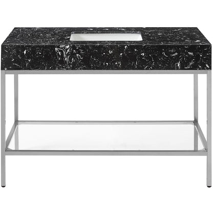 Marmo Black Engineered Marble Bathroom Vanity