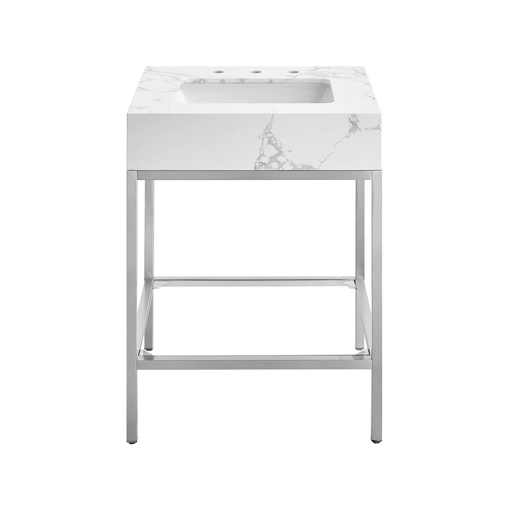 Marmo White Engineered Marble Bathroom Vanity