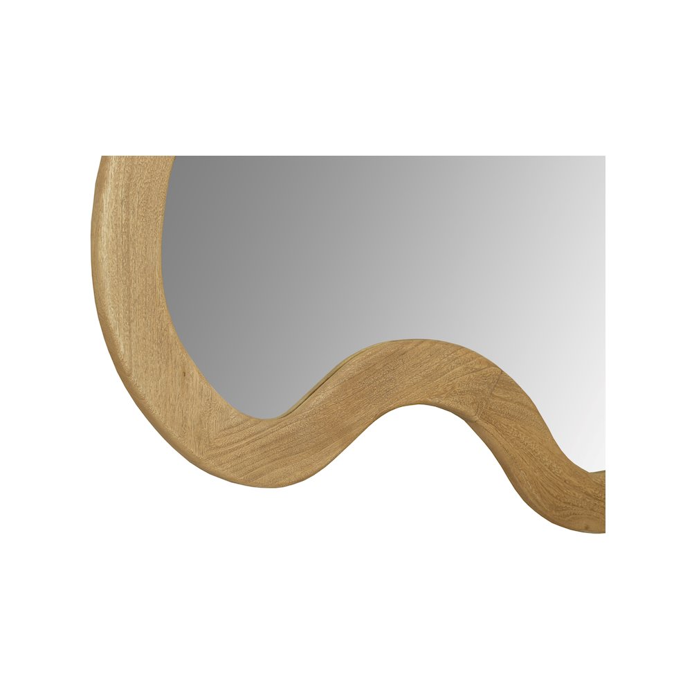 Oblique Oak Mirror