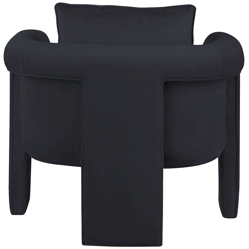 Sloan Black Velvet Accent Chair