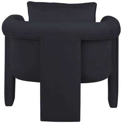 Sloan Black Velvet Accent Chair