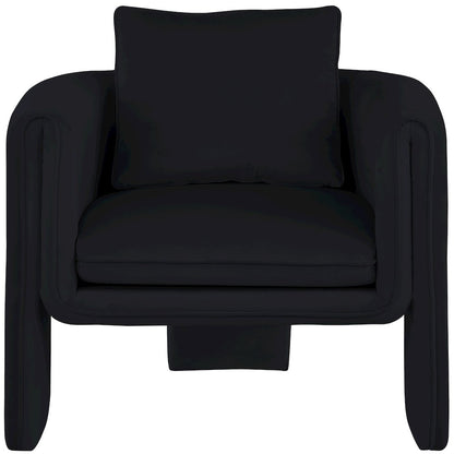 Sloan Black Velvet Accent Chair