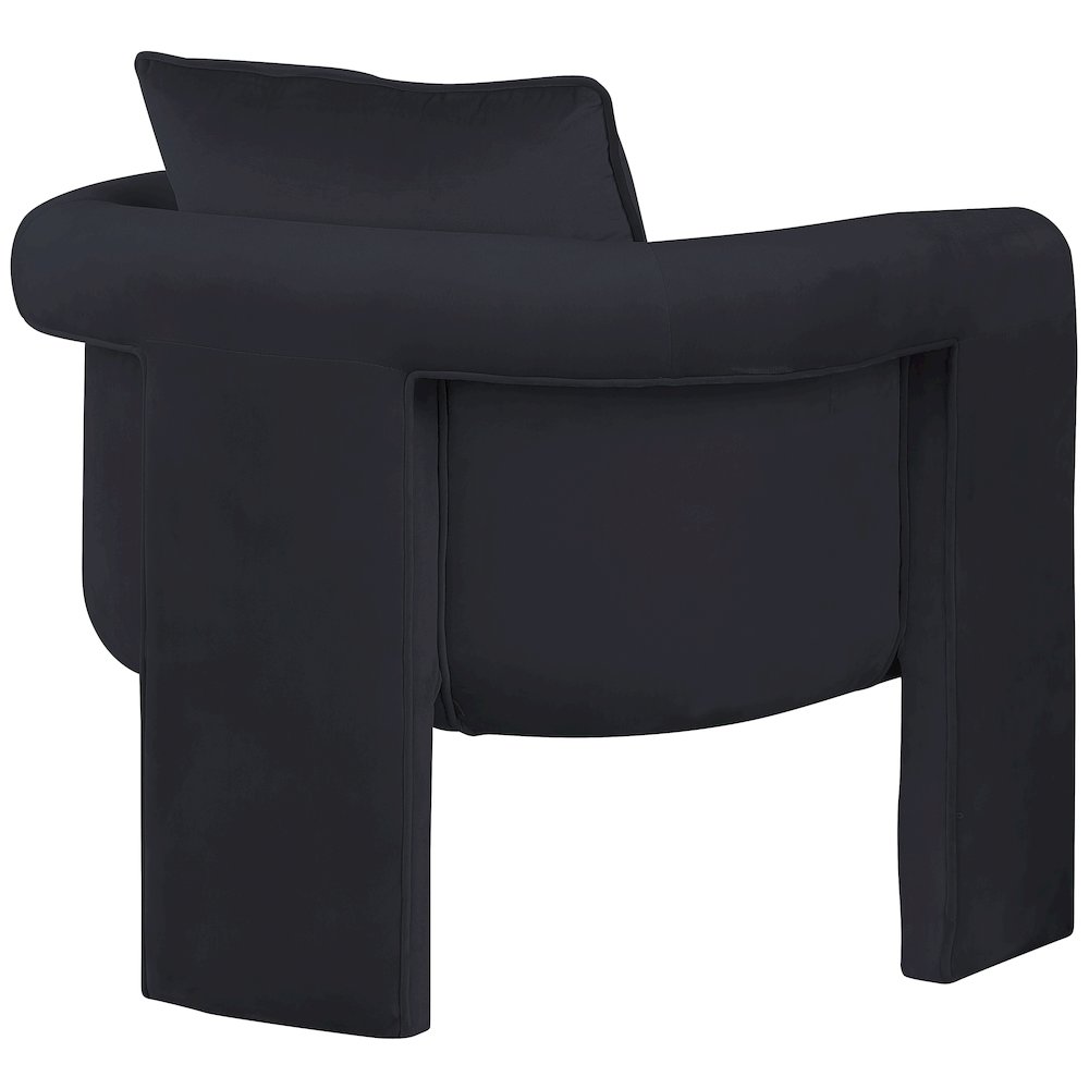 Sloan Black Velvet Accent Chair
