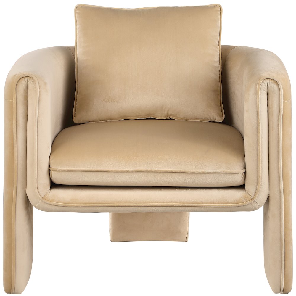 Sloan Camel Velvet Accent Chair
