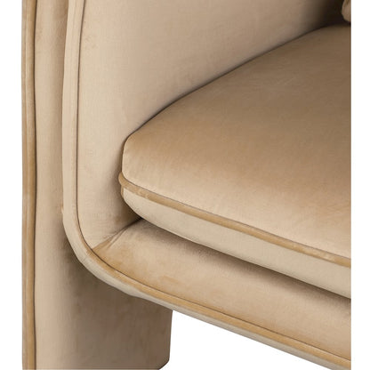 Sloan Camel Velvet Accent Chair