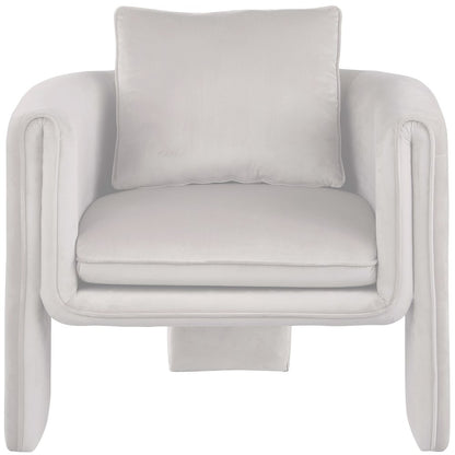Sloan Cream Velvet Accent Chair
