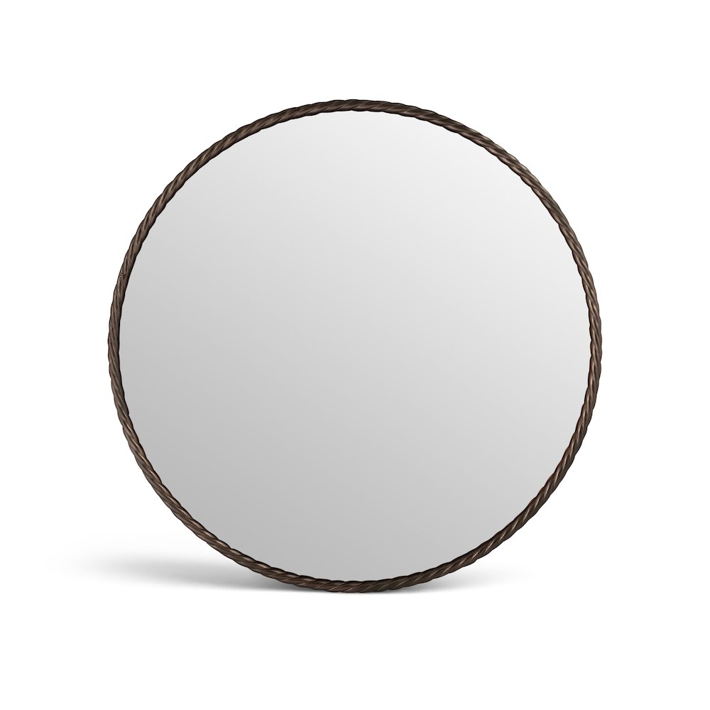 Braida 29.5" Bronze Iron Frame Mirror
