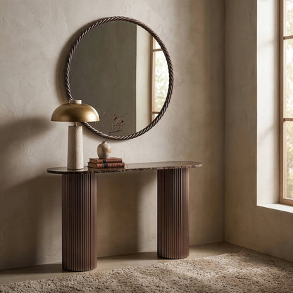 Braida 36" Bronze Iron Frame Mirror