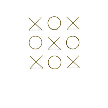 XOXO Gold Stainless Steel Wall Decor