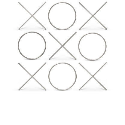 XOXO Chrome Stainless Steel Wall Decor