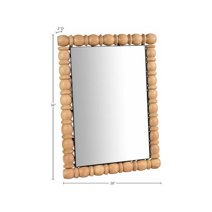 Aubrey Bleached Natural Oak Mirror