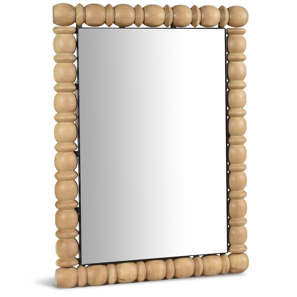 Aubrey Bleached Natural Oak Mirror