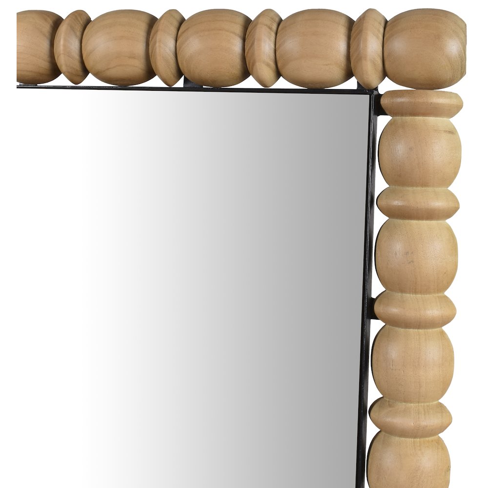 Aubrey Bleached Natural Oak Mirror