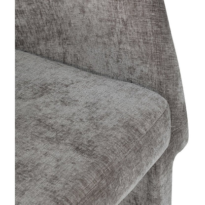 Emmet Grey Chenille Fabric Dining Chair / Accent Chair