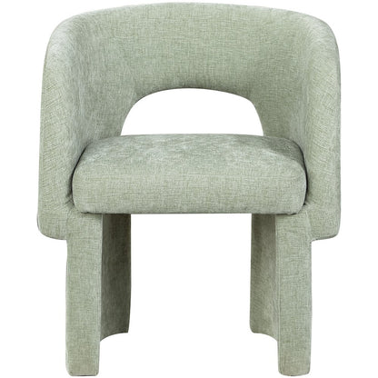 Emmet Mint Chenille Fabric Dining Chair / Accent Chair