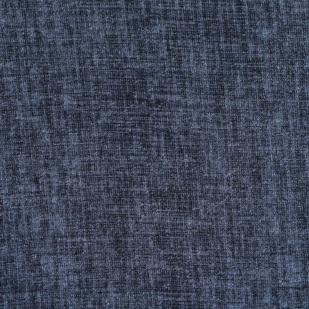 Emmet Navy Chenille Fabric Dining Chair / Accent Chair